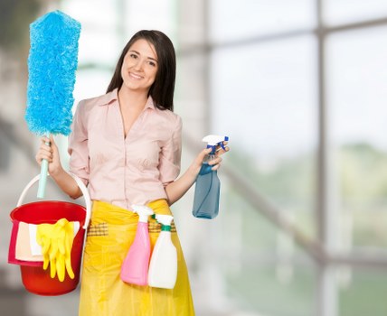Charity donation and reuse partnership for suitable cleaning materials